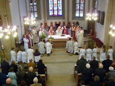 Festgottesdienst zum 50jahrigen Priesterjubiläum von Stadtpfarrer i.R. Geistlichen Rat Ulrich Trzeciok (Foto: Karl-Franz Thiede)